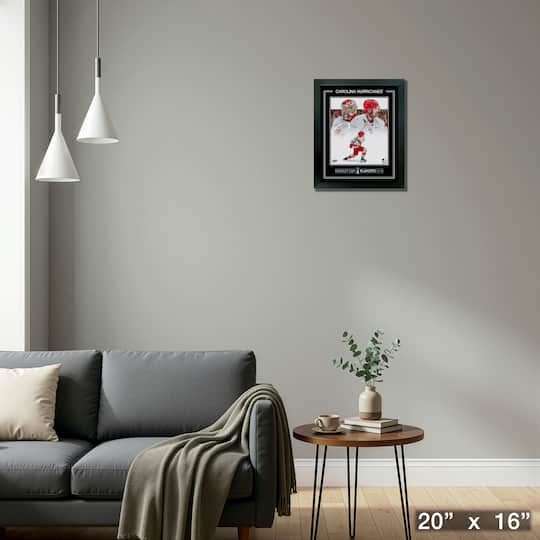 Carolina Hurricanes Framed 16" x 20" PhotoGlass 2025 Stanley Cup Playoffs 20" x 16"